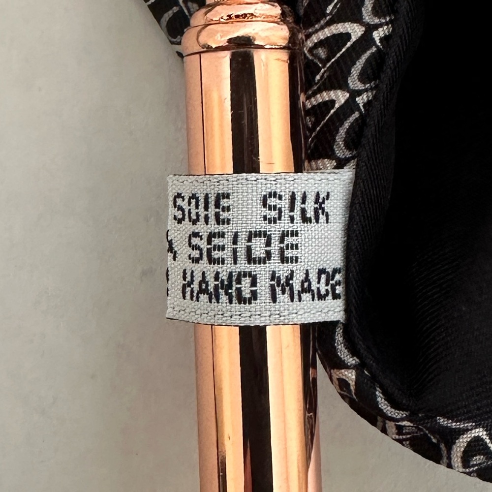 Christian Dior Men’s Silk Tie Black and white Pattern - Picture 10 of 15